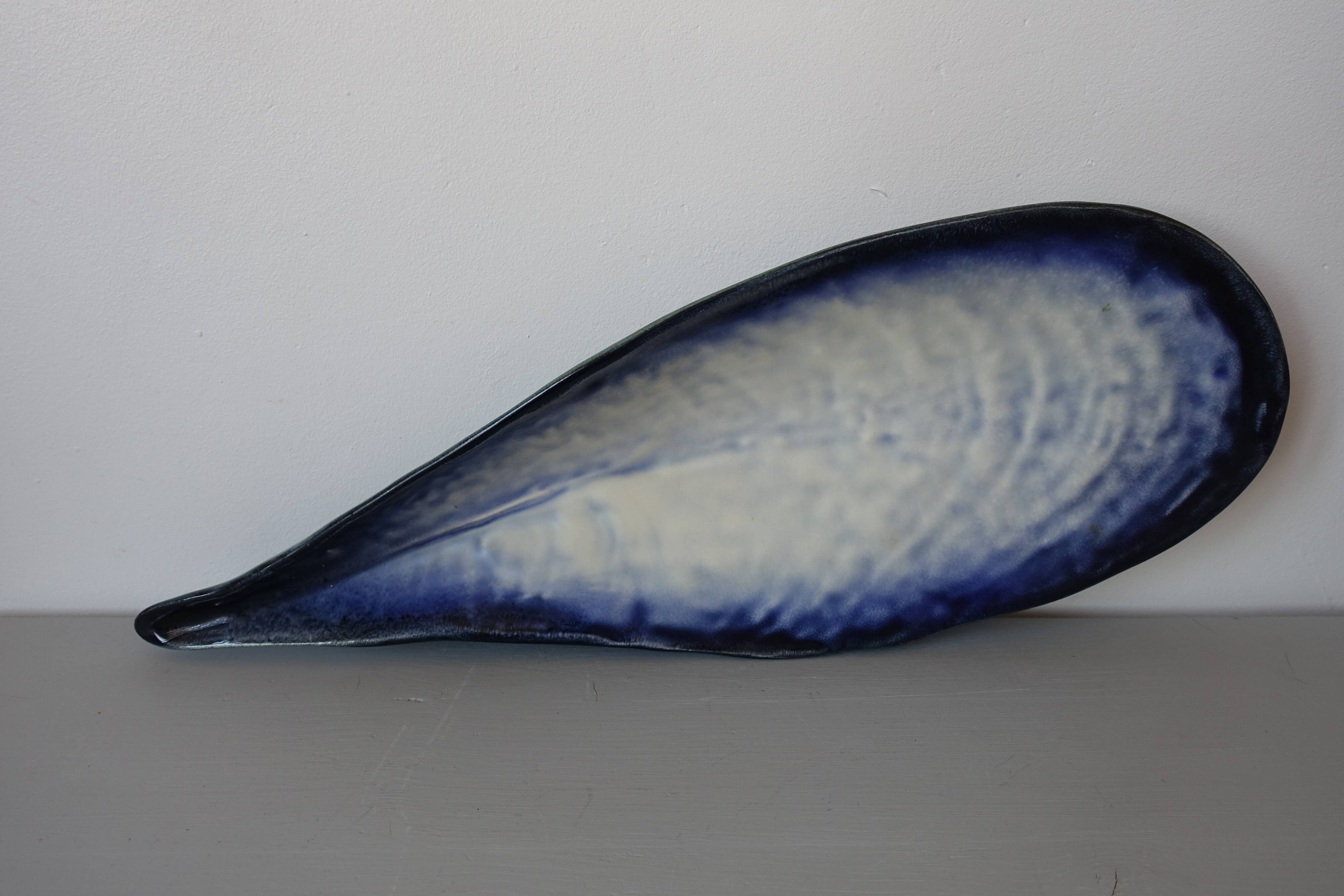 Pol Chambost flat in the shape of pearly shell 1950