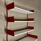Modular metal and wood shelf