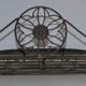 Old metal bakery shelf 30's years