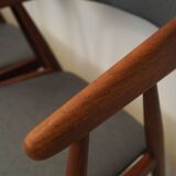 Set of four teak chairs, Danish design, 1960s, designer: Ejner Larsen & Aks