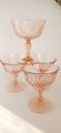 Champagne coupe, pink, rosaline.