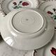 Set of 6 flat plates Badonviller model pinks 30s