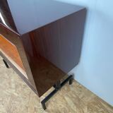 Vintage 50s tilting door storage bar cabinet