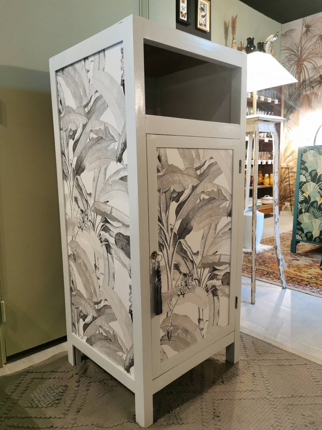 Revamped vintage chiffonier