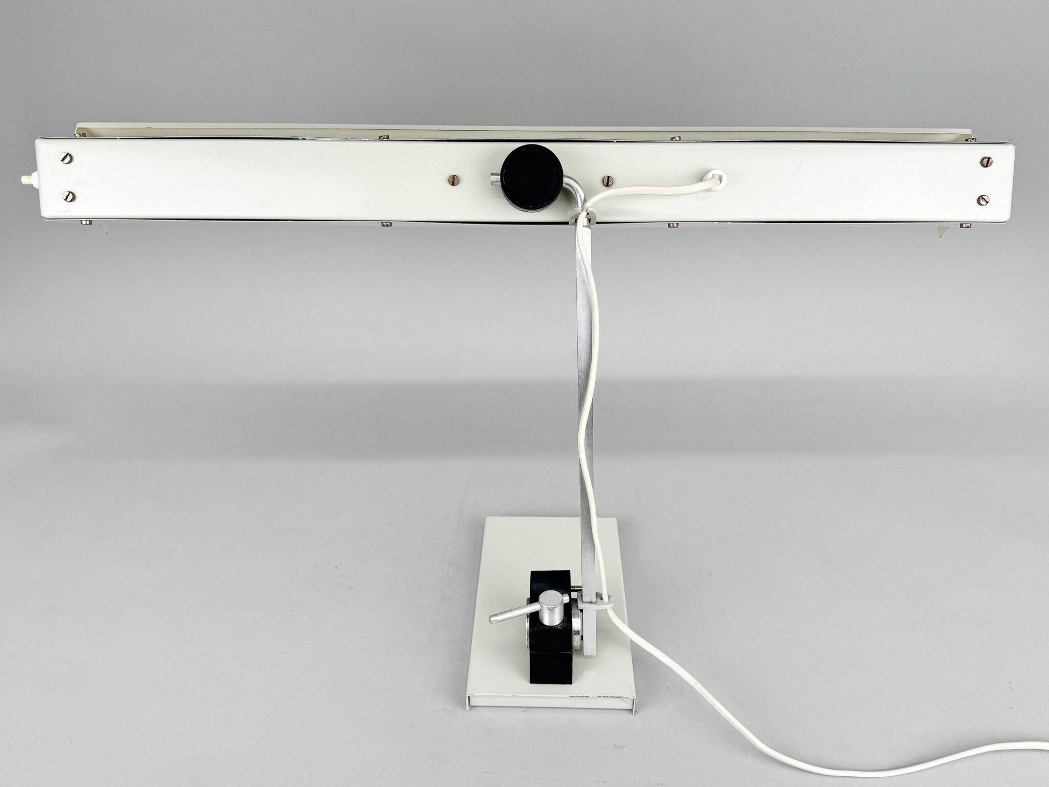 Space Age Metal Desk Lamp by Klaus Musinowski for VEB Dresden, Germany