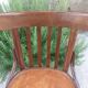 6 bistro chairs, pattern on the seat