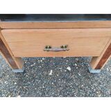 Wood and marble kitchen chopping board