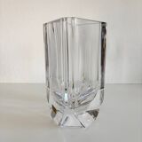 Solid crystal vase Kosta Boda, Sigurd Persson, signed and numbered.