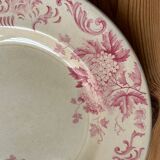 Mismatched series of 4 old “Terre de fer” flat plates