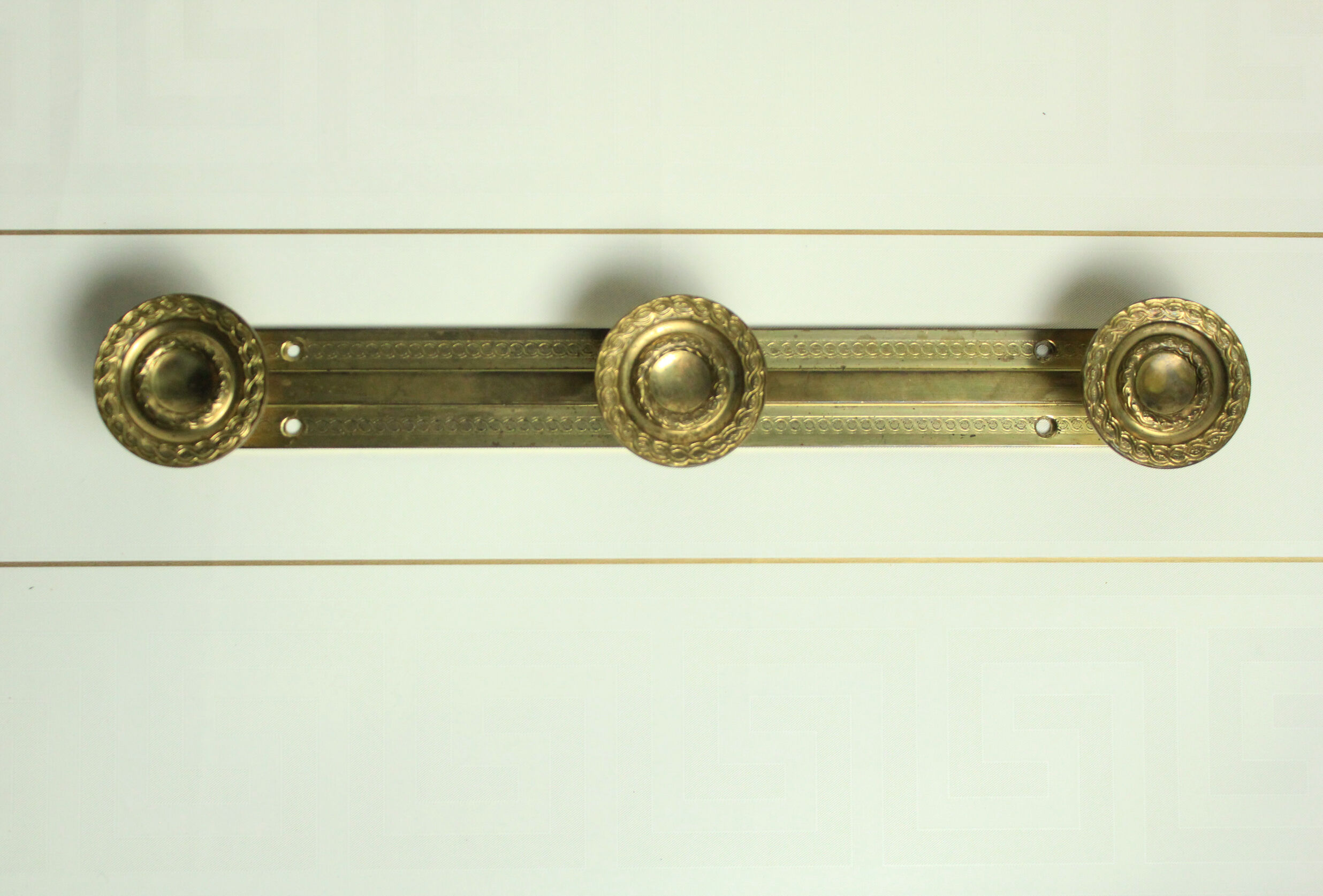 Brass coat rack