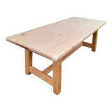 Solid oak farmhouse table
