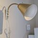 AJH Swedish brass adjustable wall lights