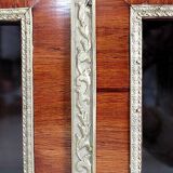 Small display cabinet in blonde mahogany veneer, Louis XVI style – 19th century.