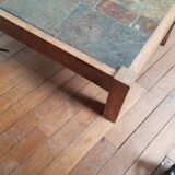 Slate coffee table