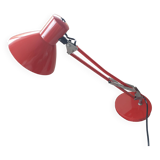 Red industrial lamp