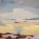 Oil painting on canvas "Evening Depth" by Adry Novoli