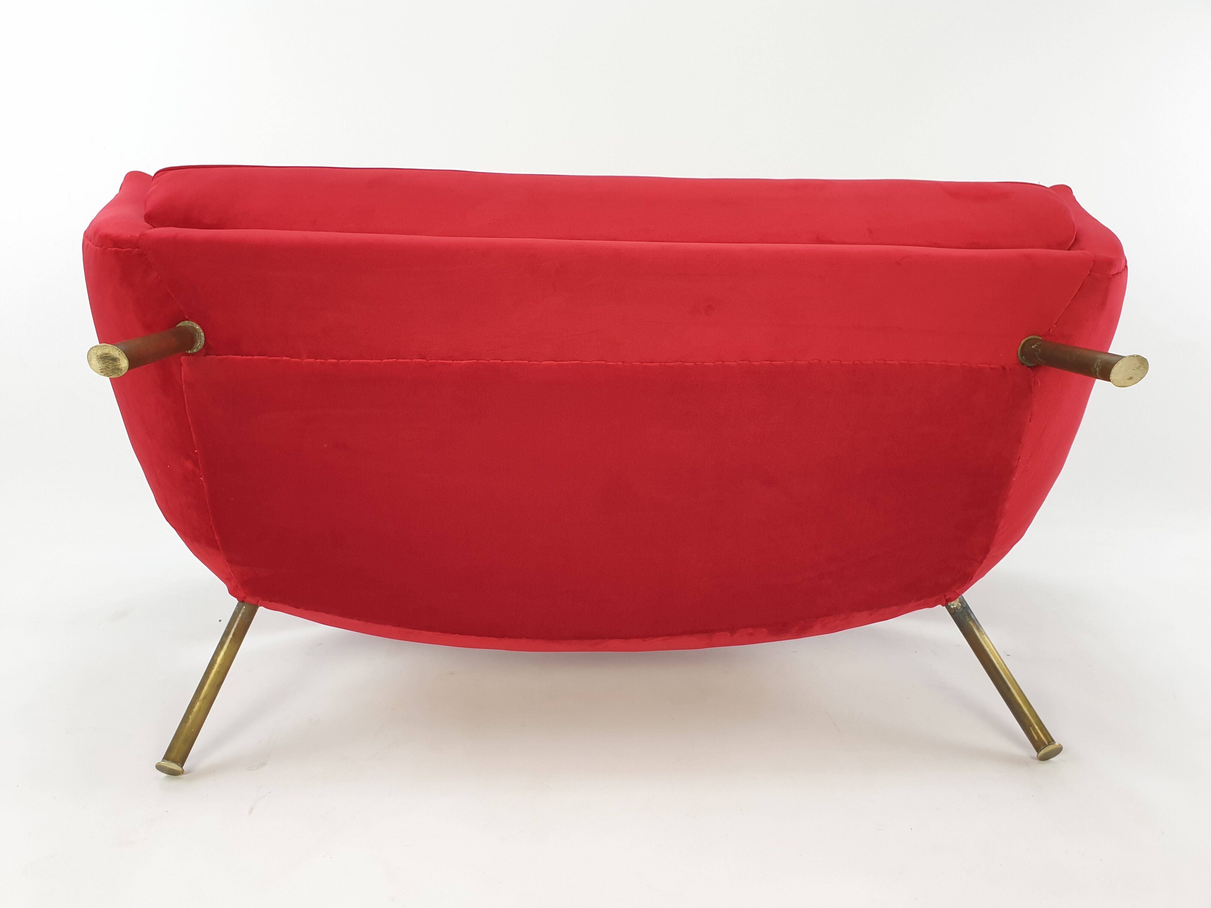 Mid Century Italian Sofa by Lenzi Nello 1954