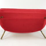 Mid Century Italian Sofa by Lenzi Nello 1954
