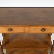 Sideboard at waist height, oak console, Louis Philippe style, 2nd part of the 19th century.