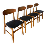 4 Danish chairs from the 50s