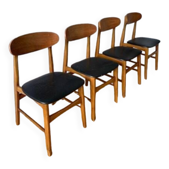 4 Danish chairs from the 50s