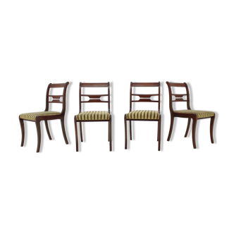 4 chaises de salle à manger Art Déco 1940