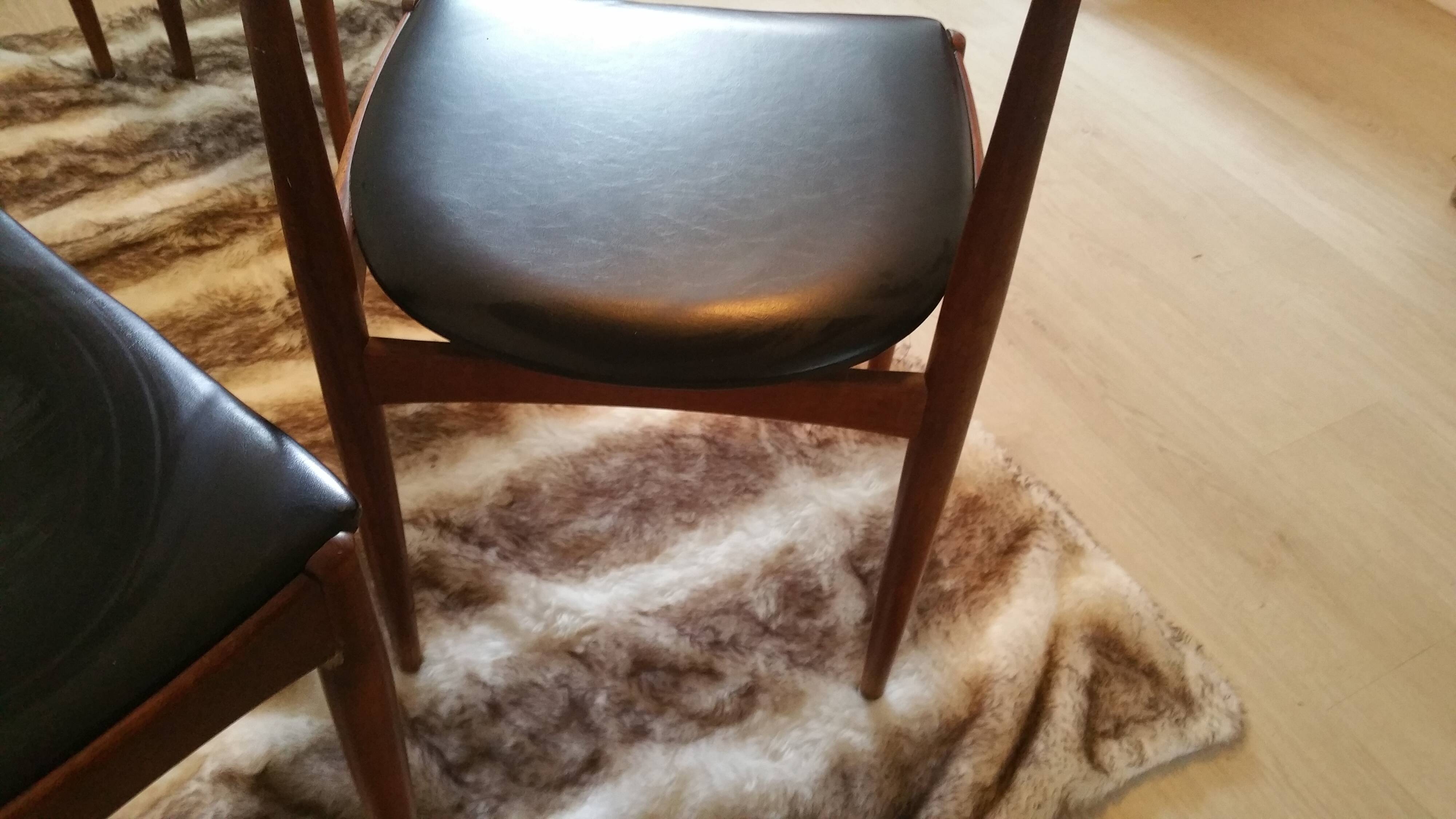 Set of 4 lounge chairs by Johannes Andersen for Denmark, 1960 s