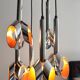Lustre Raak cascade années 60/70  6 feux