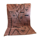 Berber rug in almond colour, 3/2m.