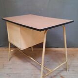 Vintage bureau in white formica