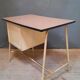 Vintage bureau in white formica