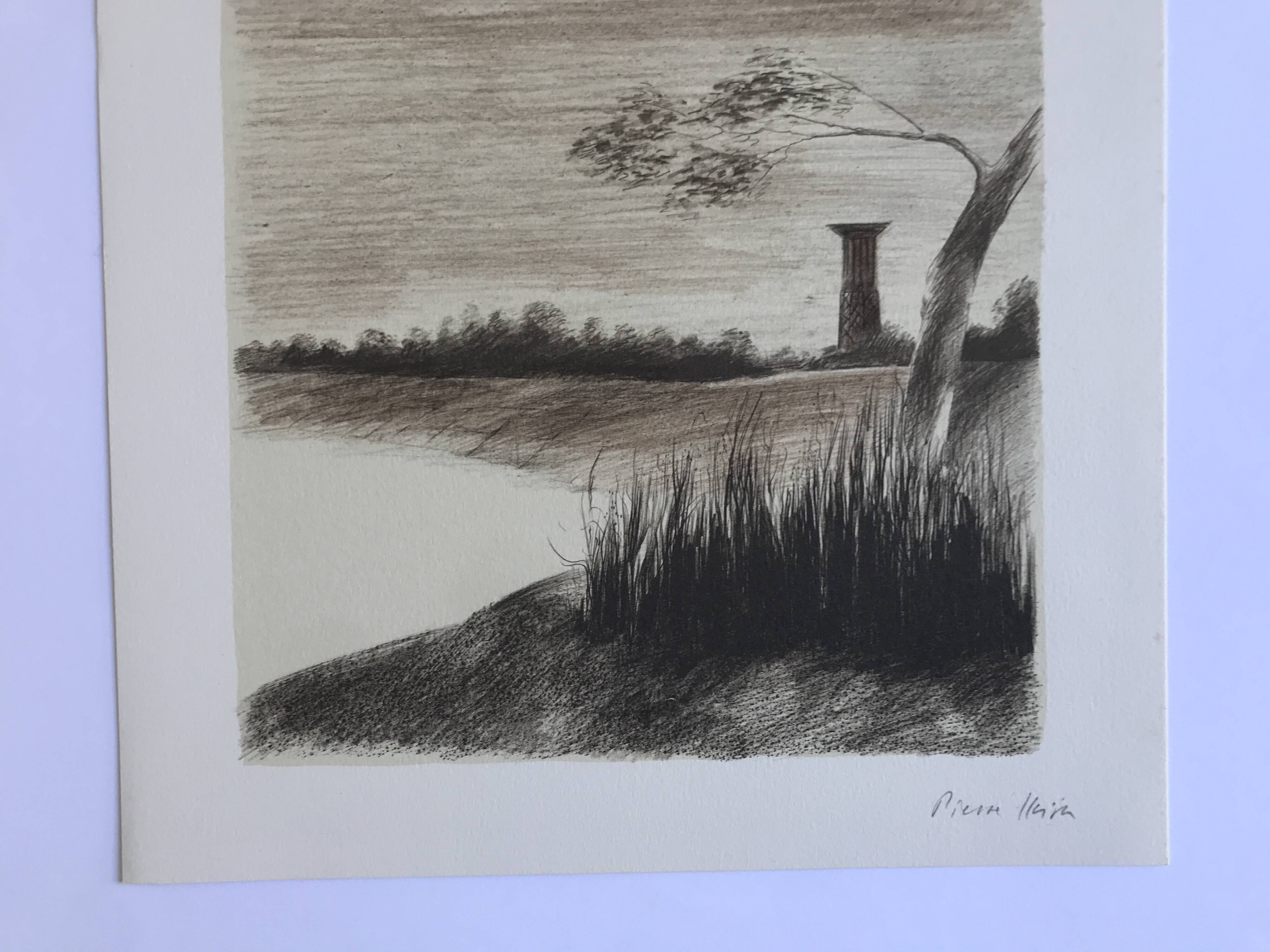 Pierre skira, a dam..., 1978. original lithograph signed in pencil.