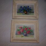 Pair of flower painting