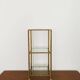 Gilded Italian Hollywood Regency Metal Shelf by Hans Kögl