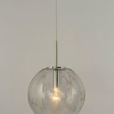 Large Murano ball pendant light by Doria, Germany, 1970s.