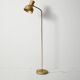 Scandinavian Brass Floor Lamp