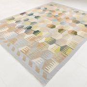 9x12 Kilim Pastel Tones Overisze Anatolian Flatweave Kilim Rug, 270x352 Cm
