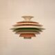 XL Colourful Pendant Lamp: Danish Mid-Century Modern by Formlight Design -