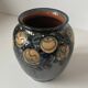 Beautiful ceramic vase with floral decoration by Paul Jacquet dating from the 1930s