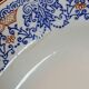 Plat ovale faïence Longwy