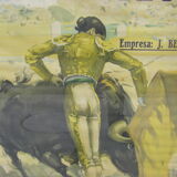 Old bullfight poster