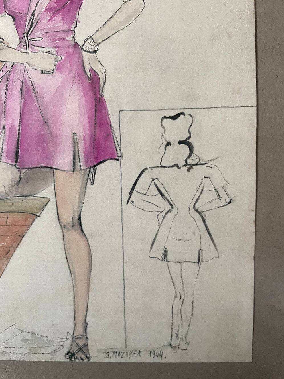 Fashion drawing G Mazoyer
