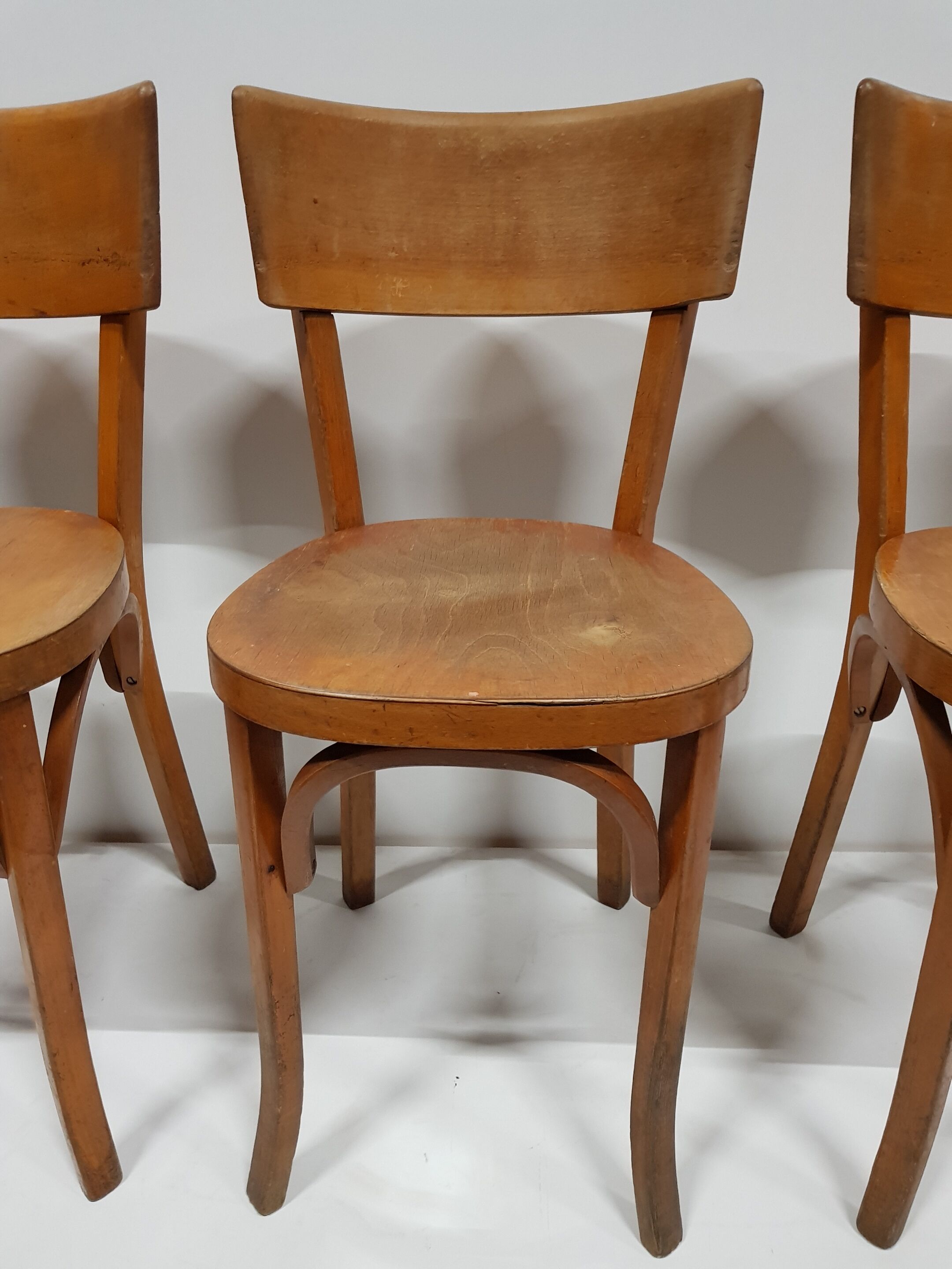 Three Baumann chairs from the 1950s