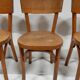 Trois chaises Baumann des années 50