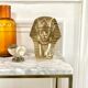 Brass paperweight bookend