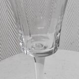 Old wine glass in baccarat crystal model art deco ht 14,5 cm