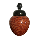 Pied de lampe en céramique vintage