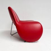Fauteuil lounge Leolux Sella par Patrick Belli, années 2010.