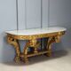 Console ancienne en bois sculpté avec décorations, Italie, XIXe siècle