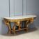 Antique carved wooden console with decorations, Italy, 19th century.